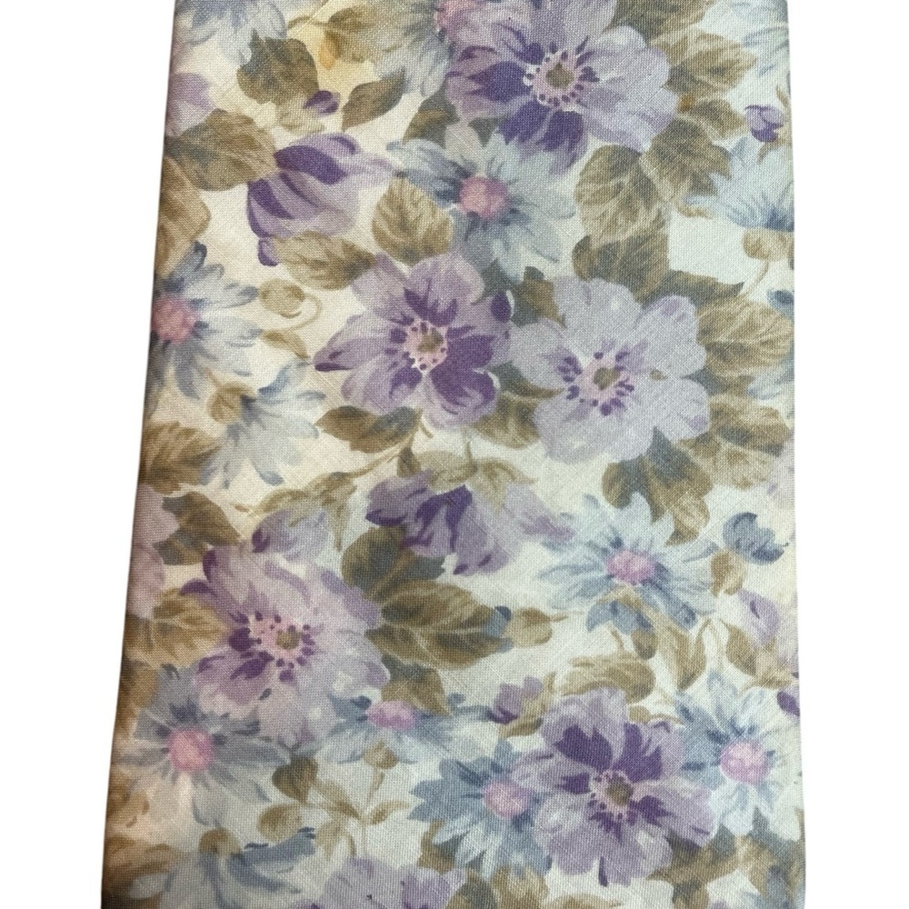 Vintage Basic Elements Allover Floral Print Cotto… - image 7